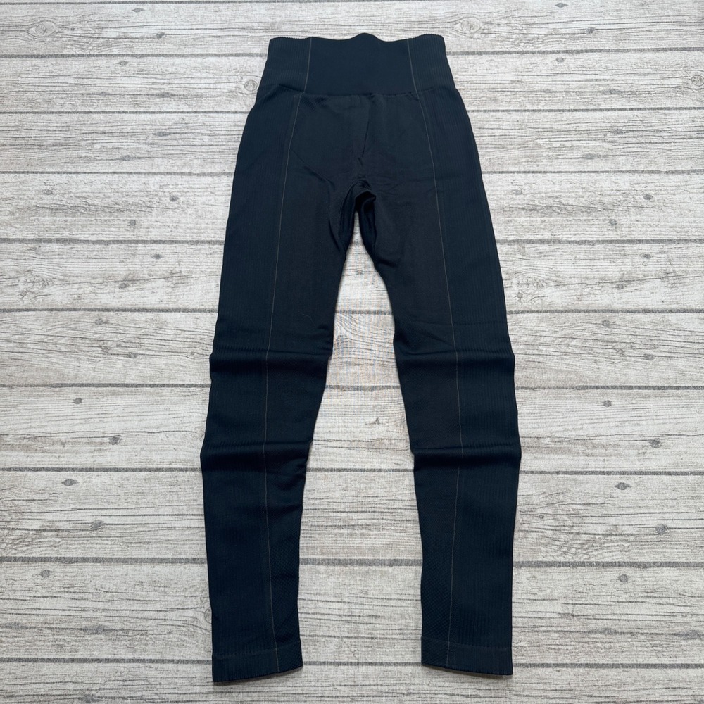 Gymshark Leggings Women's XS Black Vital Seamless 2.0 High Waisted Gym Athletic
